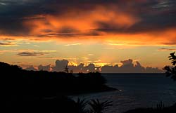 Sunset over Conch Bay, Petit St. Vincent
